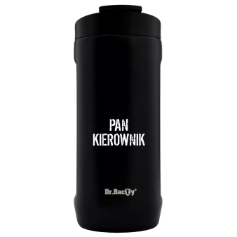 Cooler na puszkę Dr.Bacty Notus 360 ml - Pan Kierownik - czarny