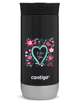 Contigo Huron 2.0 - Kubek termiczny na kawę - 470ml - I love You - Czarny