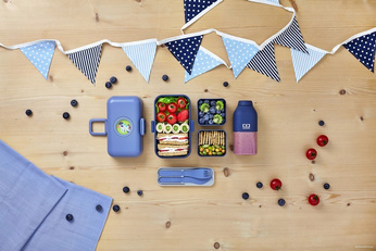 Monbento Sztućce podróżne Pocket Color Blue Infinity