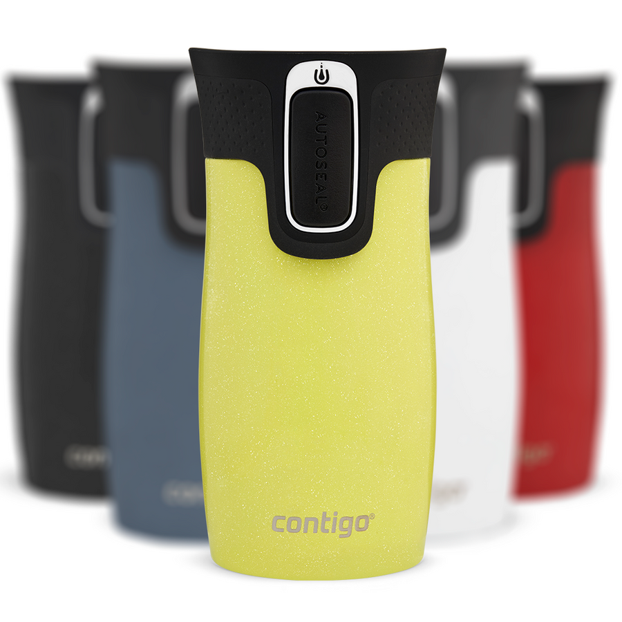 Contigo West Loop Mini - Kubek termiczny - 300ml - Lemon - Limelight