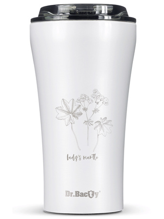 Kubek termiczny na kawę Dr.Bacty Apollo 2.0 360 ml "Lady's mantle - White