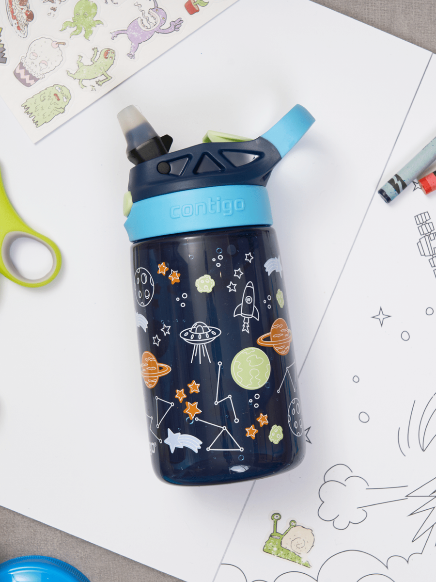 Contigo Easy Clean - Bidon / butelka dla dzieci - 420ml - Blueberry Cosmos