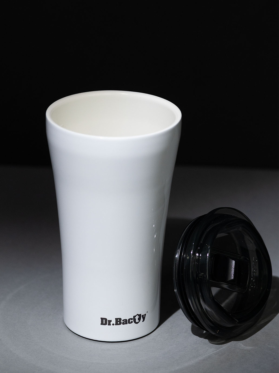 Dr.Bacty Apollo 2.0 - Kubek termiczny na kawę - 360 ml - Glossy White - powystawowy