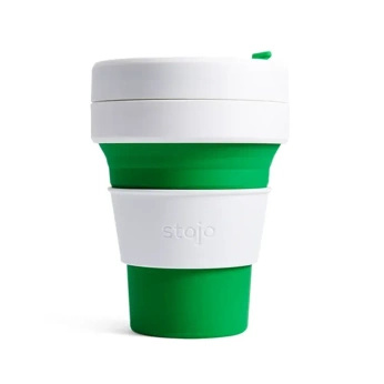 Stojo Pocket - Kubek - 355ml - Green-s