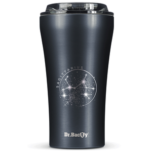 Dr.Bacty Apollo 2.0 - Kubek termiczny na kawę - "Strzelec" - 360 ml - Gunmetal