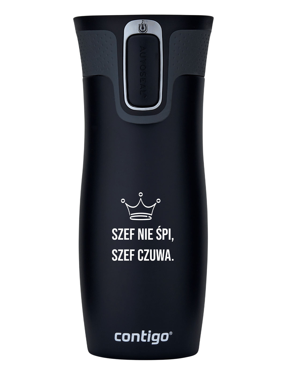 Contigo West Loop 2.0 - Kubek termiczny dla Szefa - 470 ml - czarny