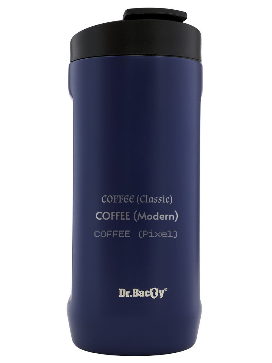 Kubek termiczny z grawerem Dr.Bacty Notus 360 ml - granatowy