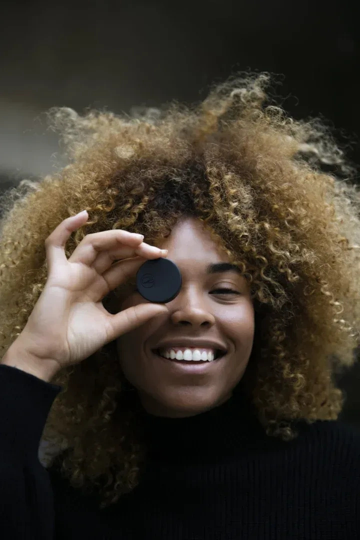 Butelka Closca Glass Black 420ml - Nude/B