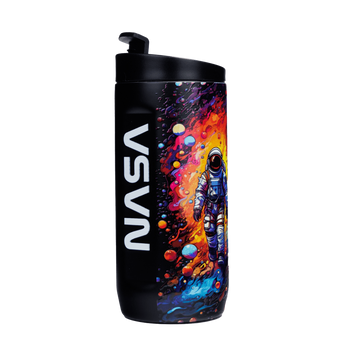 Dr.Bacty - Kubek termiczny do kawy - 360 ml - Czarny - NASA