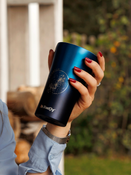 Dr.Bacty Apollo 2.0 - Kubek termiczny na kawę - "Skorpion" - 360 ml - Monaco Blue