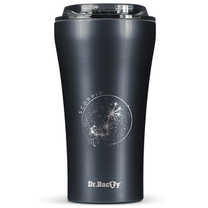 Dr.Bacty Apollo 2.0 - Kubek termiczny na kawę - "Skorpion" - 360 ml - Gunmetal