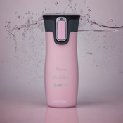 Contigo West Loop - Kubek termiczny z grawerem - 470ml - różowy Mat