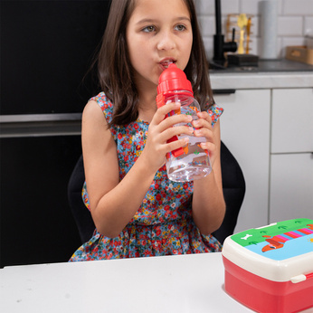 Rex London Bidon ze słomką 500ml Jamniki