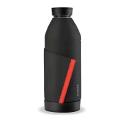 Closca Glass Black - Butelka - 420ml - Coral/B