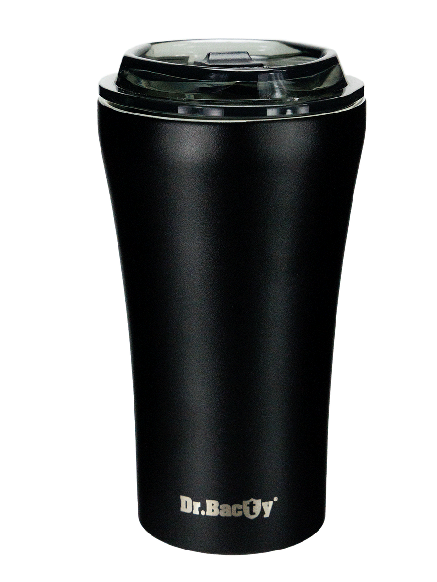 Dr.Bacty Apollo 2.0 - Kubek termiczny na kawę - Oda do młodości - 360 ml - Black Matt