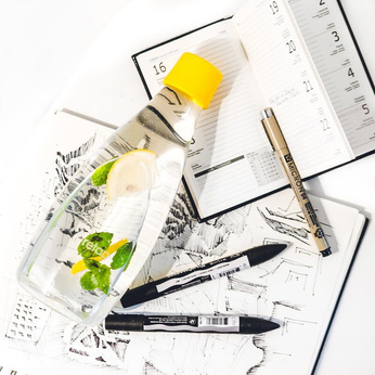 Retap Original - Butelka szklana - 300ml - Orange