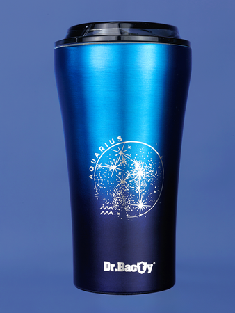 Dr.Bacty Apollo 2.0 - Kubek termiczny na kawę - "Wodnik" - 360 ml - Monaco Blue