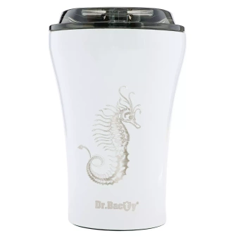 Dr.Bacty Apollo - Kubek personalizowana - 227 ml - Konik morski - biały