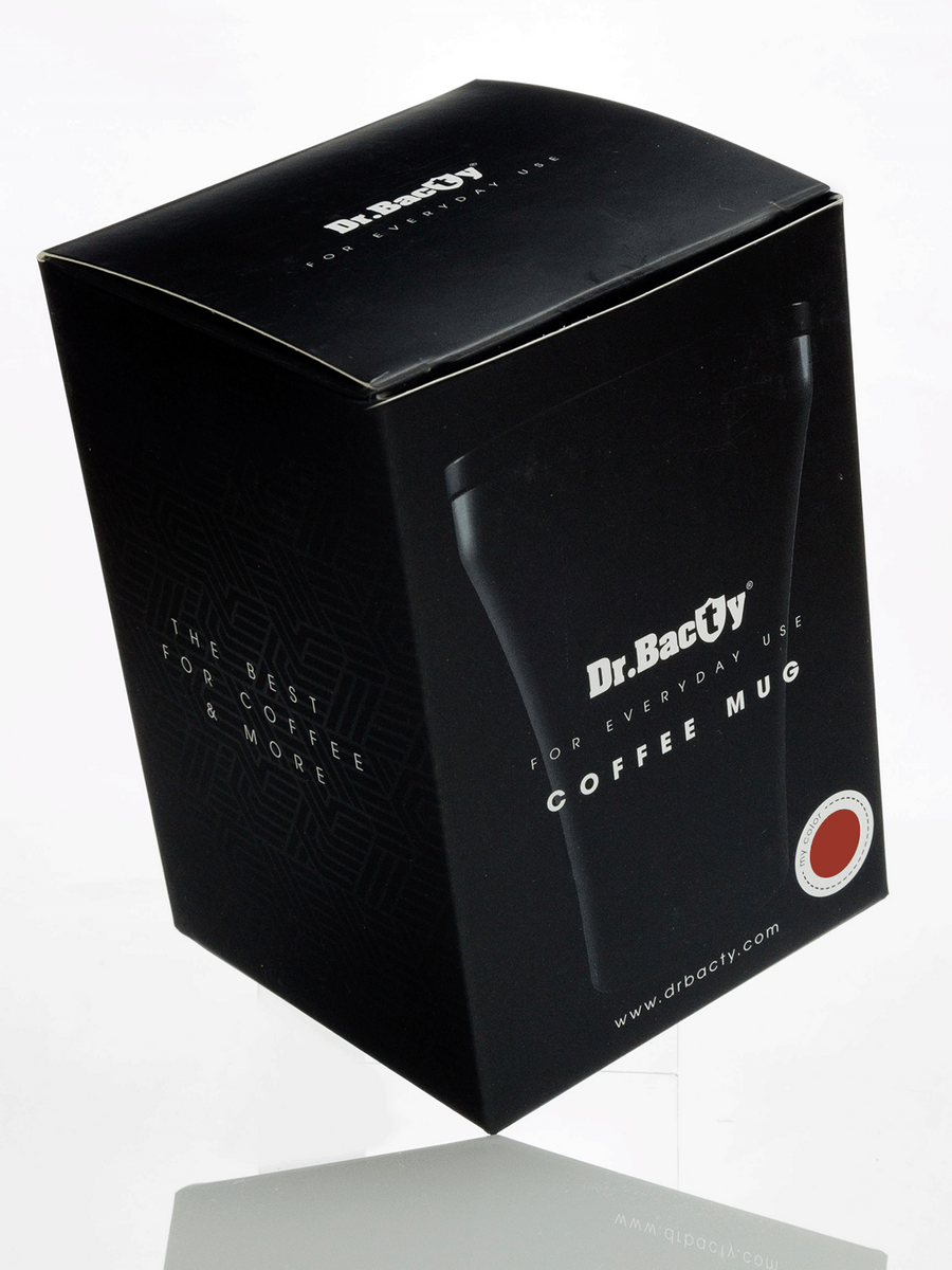 Dr.Bacty Apollo - Kubek bez ucha - 227 ml - Z miasta łódzi - czerwony