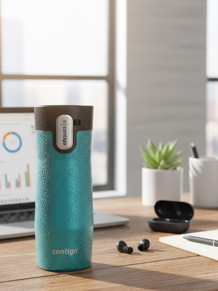 Kubek termiczny Contigo West Loop 3.0 470ml - Turkusowy