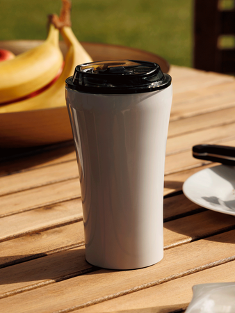 Kubek termiczny na kawę Dr.Bacty Apollo 2.0 - 360  ml - Dla nauczyciela - Glossy White