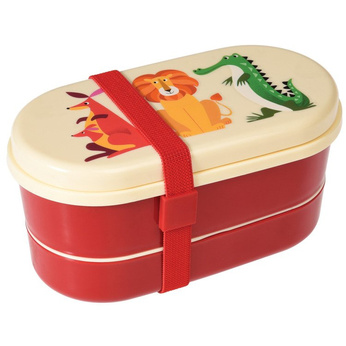 Rex London Lunchbox Bento Kolorowe zwierzęta