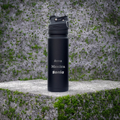 Termos z ustnikiem Free Flow Contigo 700ml - Czarny - Z Twoim grawerem