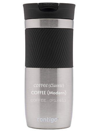 Contigo Byron - Kubek termiczny z grawerem - 470ml - Stainless Steel