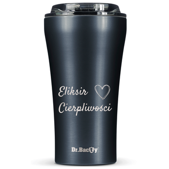 Dr.Bacty Apollo 2.0 - Kubek termiczny na kawę - Eliksir cierpliwości - 360 ml - Gunmetal