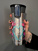 Contigo West Loop 2.0 - Kubek termiczny - 470ml - I love You - Stalowy