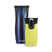Zestaw Contigo West Loop Monaco 470 ml + West Loop Mini 300 ml – żółty metalik