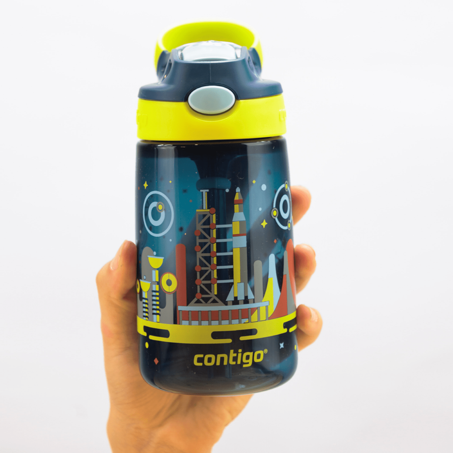 Contigo Gizmo Flip - Bidon dla dzieci / Kubek dla dzieci - 414ml - Nautical Space
