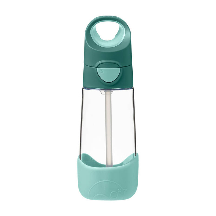 B.Box Butelka tritanowa ze słomką 450ml Emerald Forest