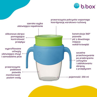 B.Box Kubek 360 do nauki picia ocean breeze