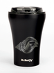 Dr.Bacty Apollo - Kubek termiczny z pokrywką - 227 ml - Snail - czarny