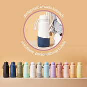 B.Box Nakładka na butelkę 1L White Out