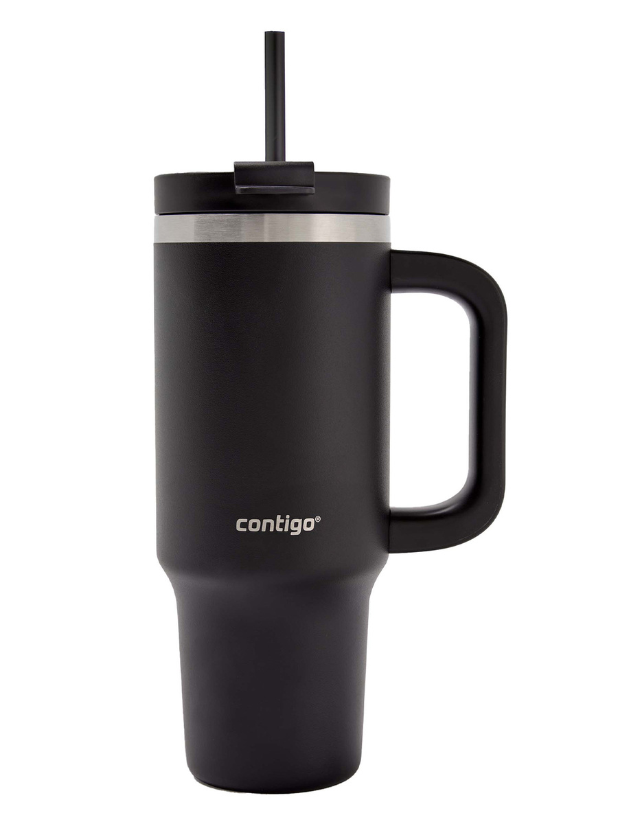 Contigo Streeterville Tumbler Mini - Kubek termiczny ze słomką - 880 ml - Licorice