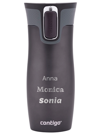 Contigo West Loop 2.0 - Kubek termiczny z grawerem - 470ml - Grafitowy