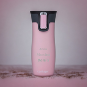 Contigo West Loop - Kubek termiczny z grawerem - 470ml - różowy Mat