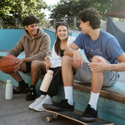 B.Box Butelka termiczna ze składanym ustnikiem – 1l Melon Mist