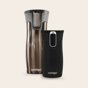 Contigo West Loop 2.0 Latte 470 ml + West Loop Mini Czarny 300 ml - Zestaw kubków termicznych