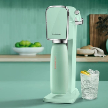 Saturator do wody gazowanej SodaStream ART Miętowy'+ 1 butelka + nabój CO2