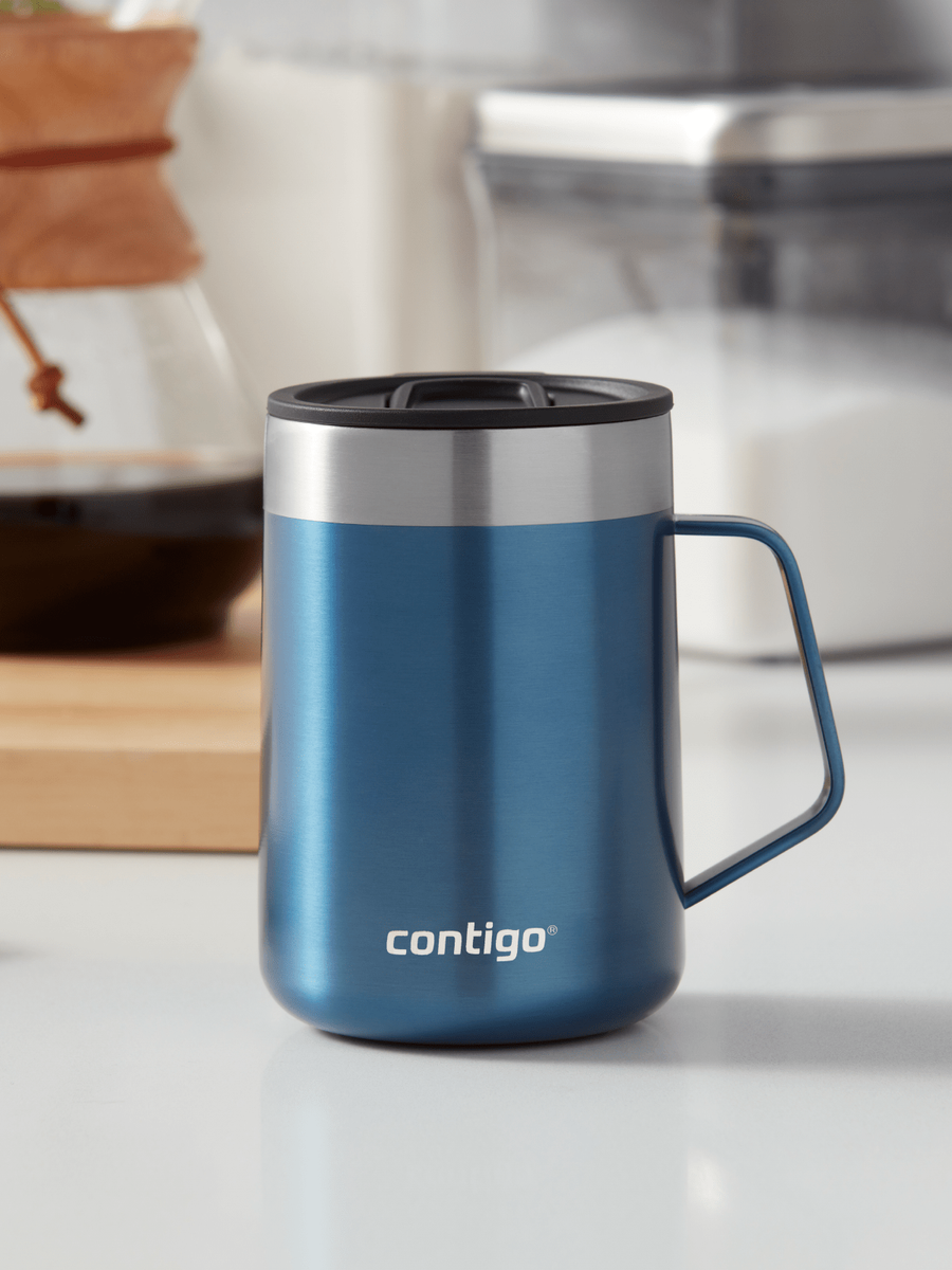 Contigo Streeterville - Kubek termiczny z uchem- 420ml - Niebieski
