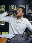 Contigo West Loop 2.0 - Zestaw kubków termicznych - 470ml - Malinowy + Czarny Mat