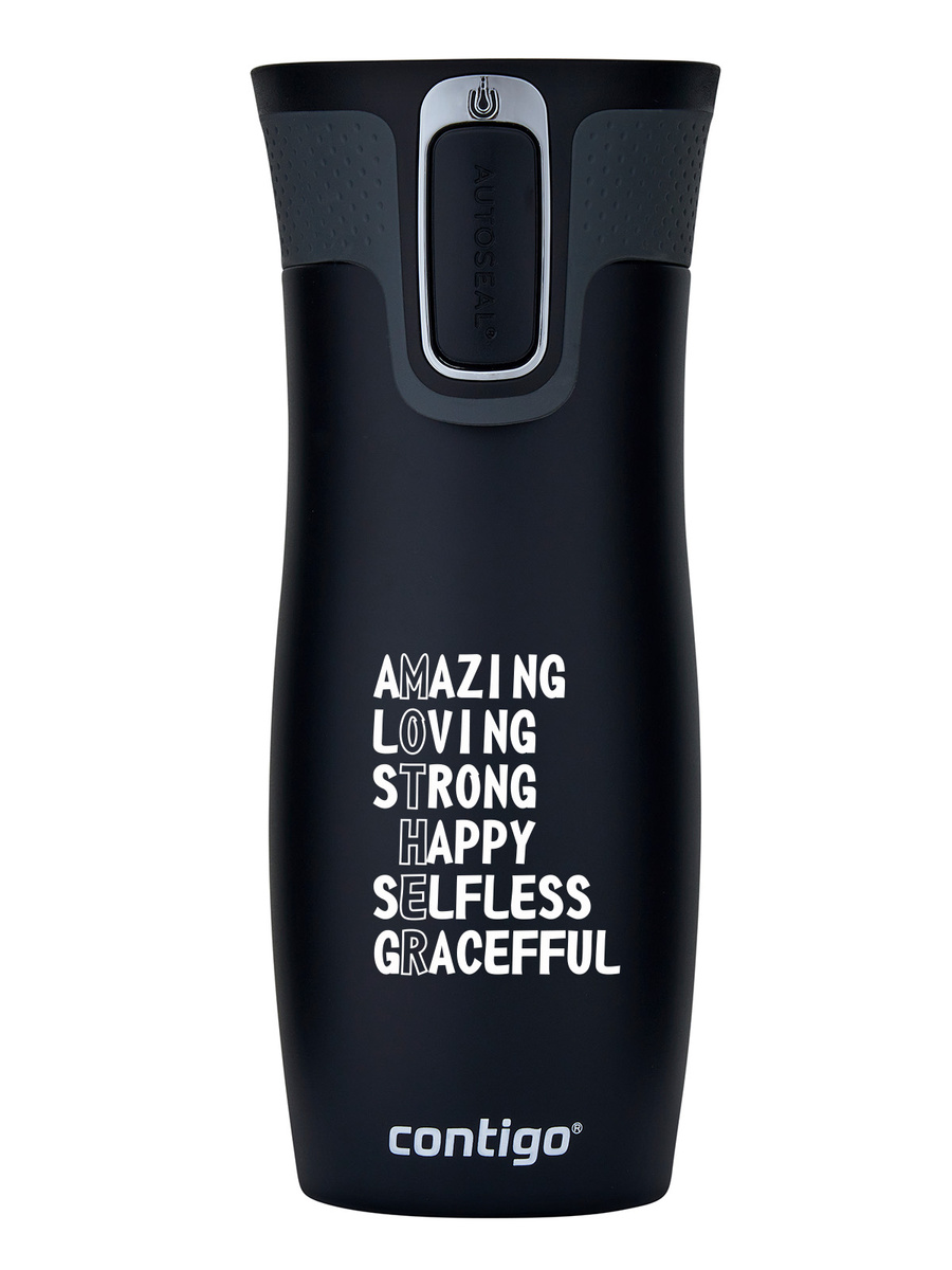 Kubek termiczny Contigo West Loop 2.0 470 ml - Mother - czarny