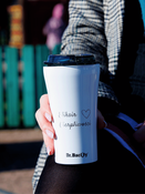 Dr.Bacty Apollo 2.0 - Kubek termiczny na kawę - Eliksir cierpliwości - 360 ml - Glossy White