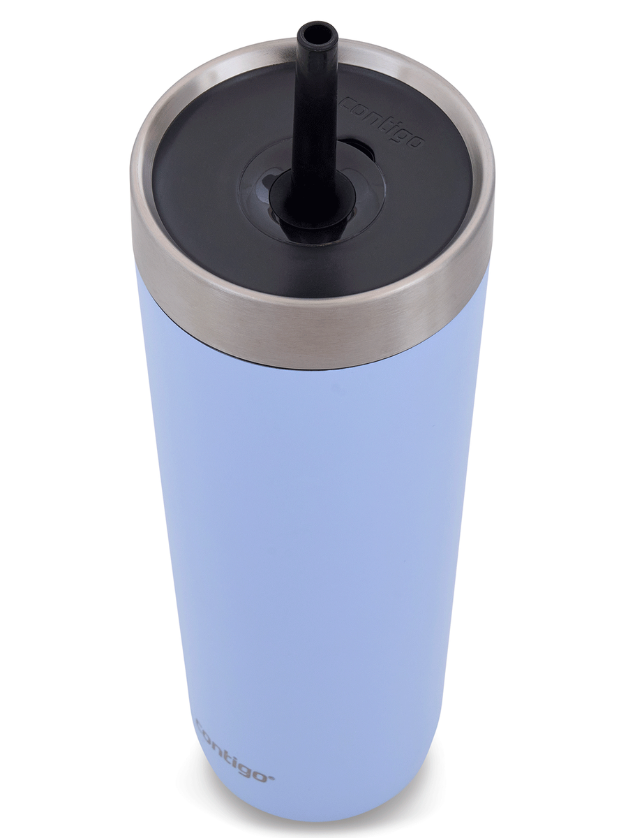 Contigo Luxe Tumbler - Kubek termiczny ze słomką z grawerem - 720ml - Periwinkle
