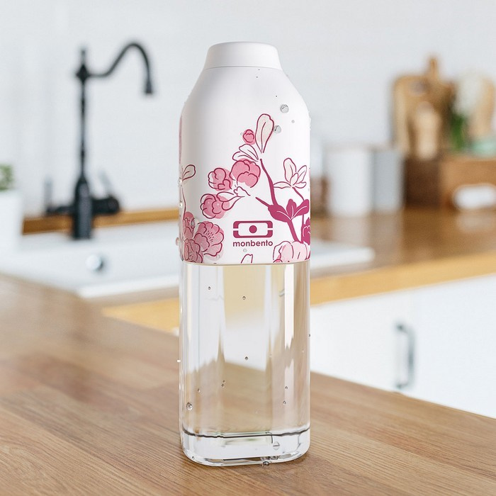 Monbento Butelka Positive M Graphic Magnolia