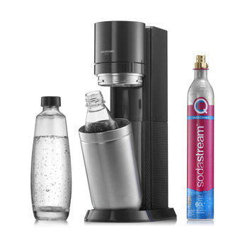 Saturator do wody gazowanej SodaStream Duo czarny'+ 2 butelki+ nabój CO2