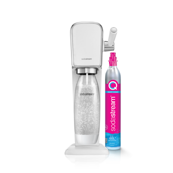 Saturator do wody gazowanej SodaStream ART biały'+ 1 butelka + nabój CO2